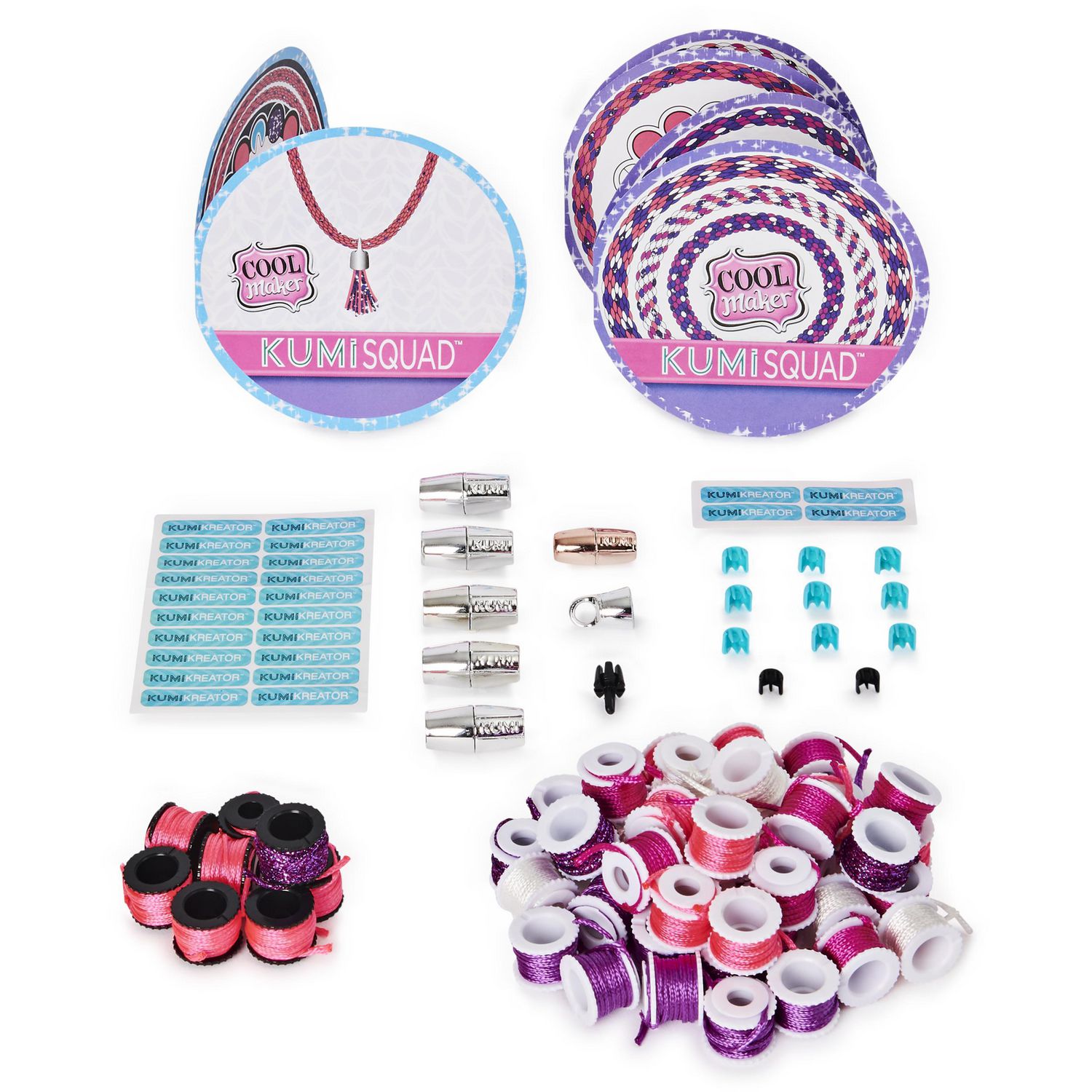Cool Maker, KumiKreator Squad Refill Pack, Friendship Bracelet and Necklace  Activity Kit 